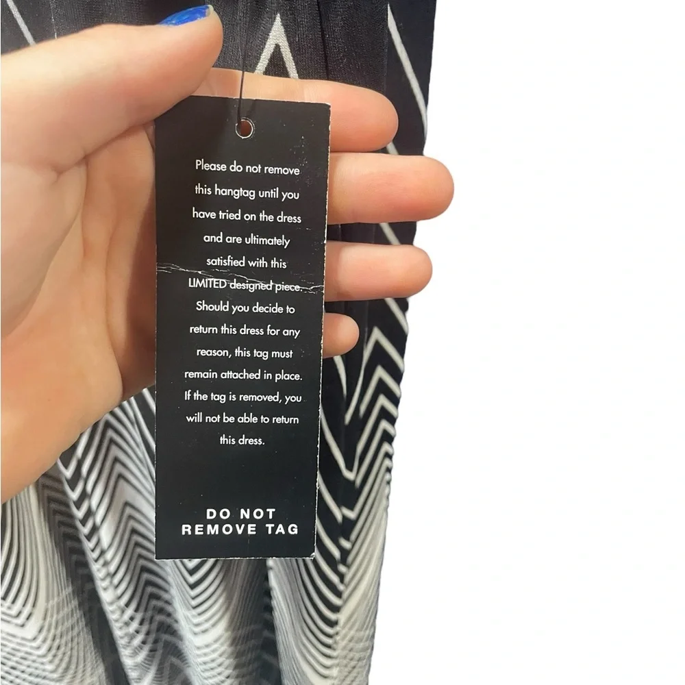 The Limited Black Of‎ White Angle Sleeveless Long Maxi Dress - Picture 8 of 12